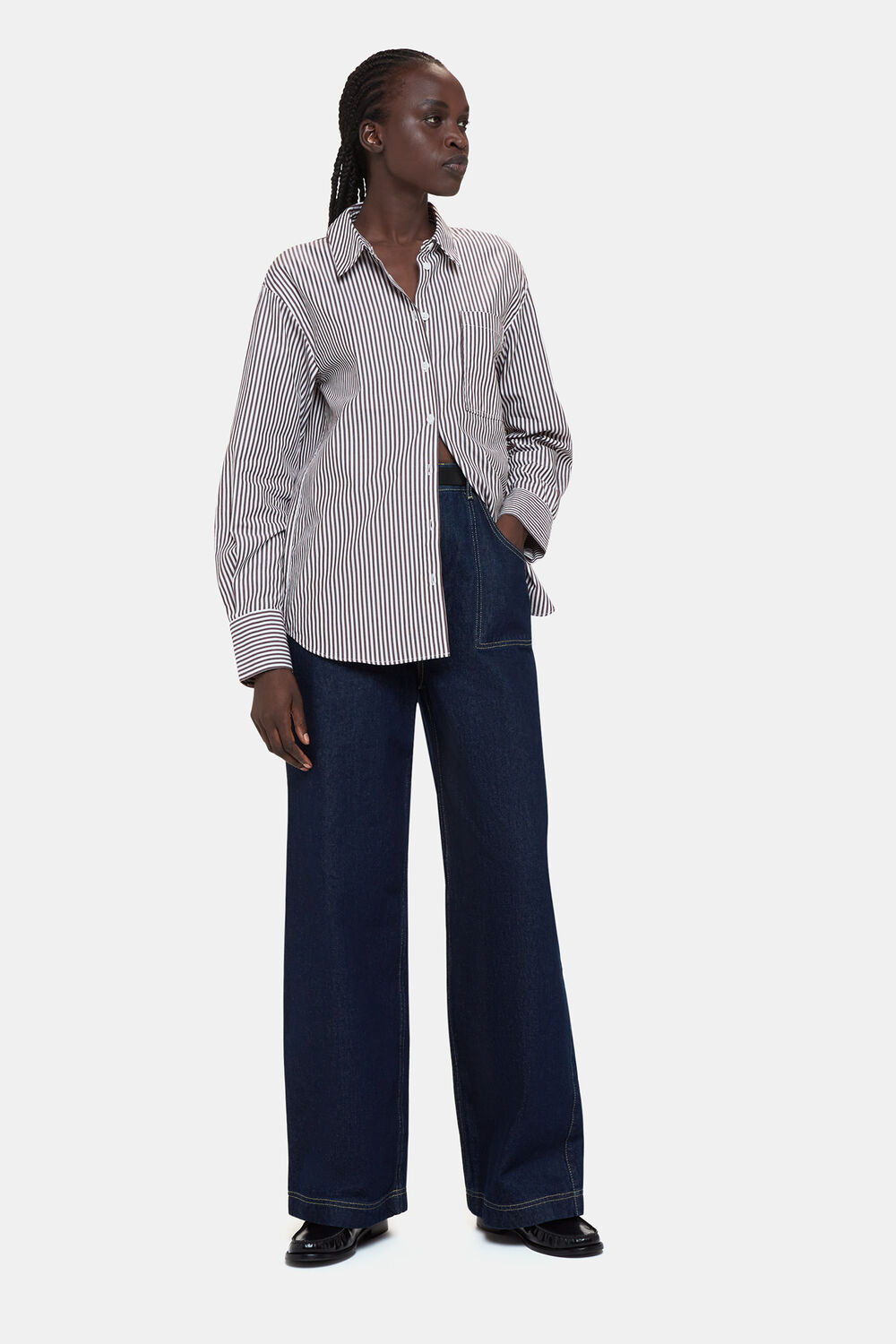Stripe Relaxed Fit Shirt